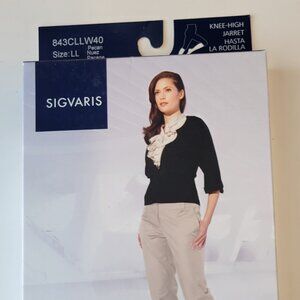 Sigvaris Medical Compression Hosiery / Knee-High / LL / Pecan / 843CLLW40